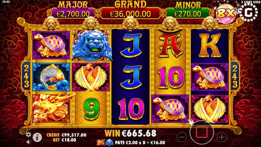 5 Lions Gold - Free Spins