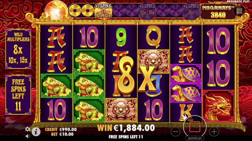 Wild Multipliers - 5 Lions Megaways 2 Slot