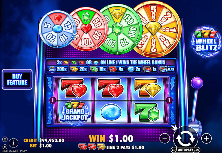 777 Wheel Blitz Slot - Base Game