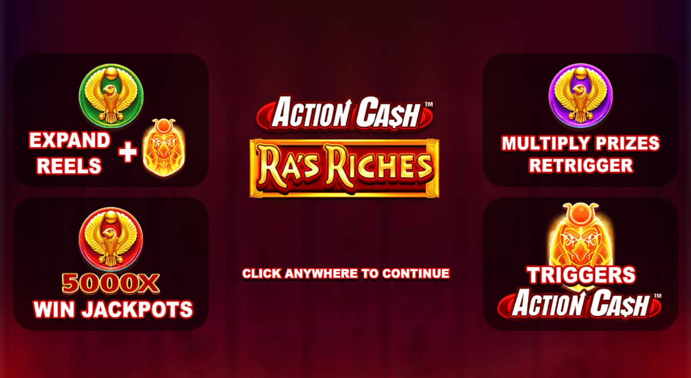 Action Cash Ra's Riches - Intro