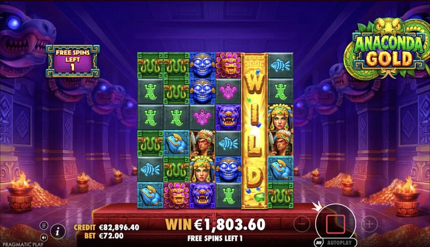 Anaconda Gold - Free Spins