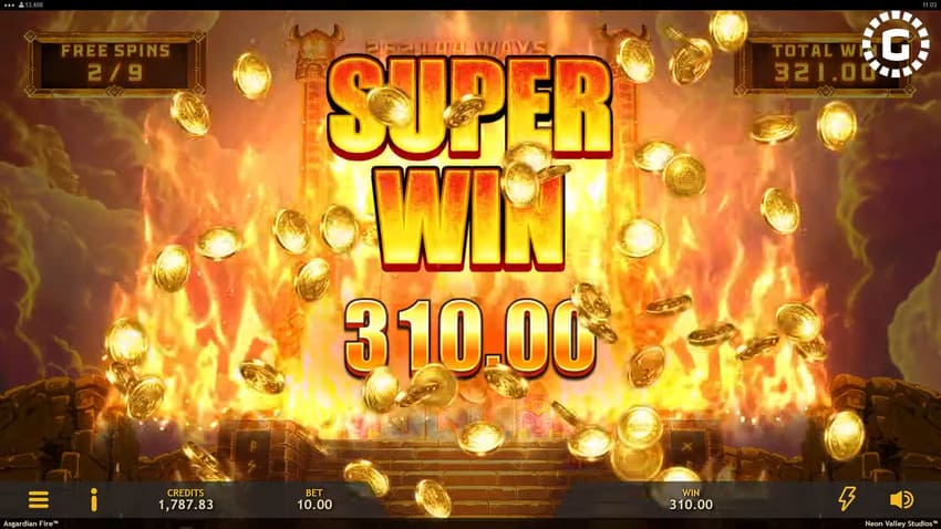 Asgardian Fire - Big Win