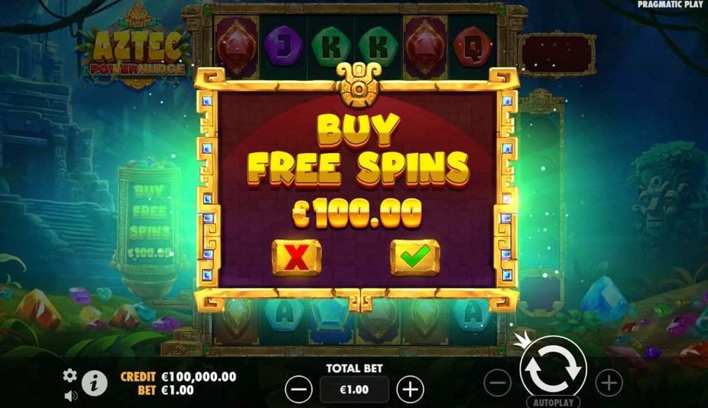 Aztec Powernudge Slot - Buy Free Spins
