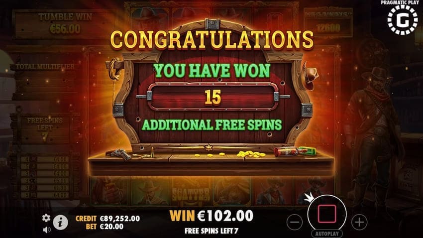 Extra Free Spins - Bandit Megaways Slot
