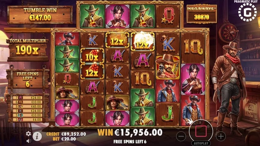 Free Spins Win - Bandit Megaways Slot