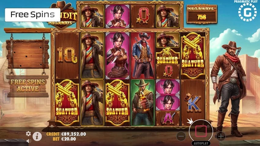 Scatter Symbols - Bandit Megaways Slot