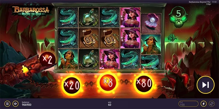 Barbarossa: Beyond the Edge Slot - Wild Cascades & Multiplier Balls