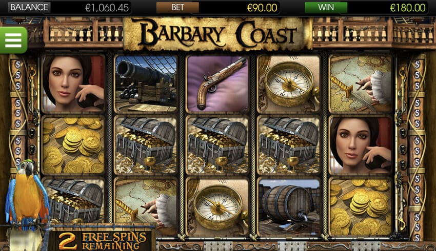 Barbary Coast - Free Spins
