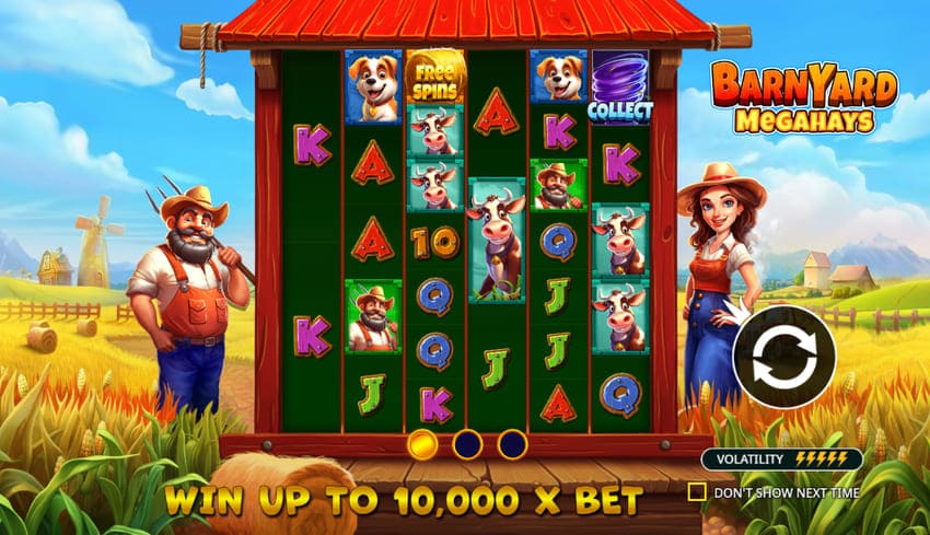 Barnyard Megahays Megaways introduction