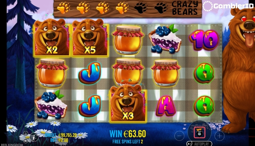 Bear Crazy - Multiplied Bears Free Spins