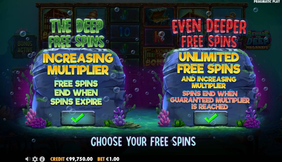 Slot Beware The Deep Megaways - Deep Free Spins