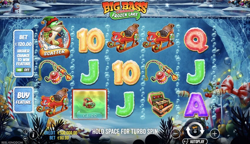 Big Bass Christmas Frozen Lake - Base Game
