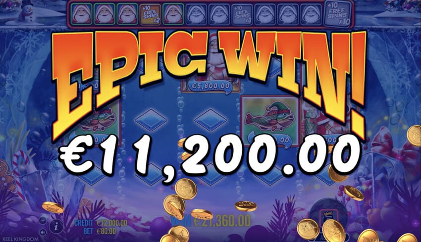 Big Bass Christmas Frozen Lake - Big Win