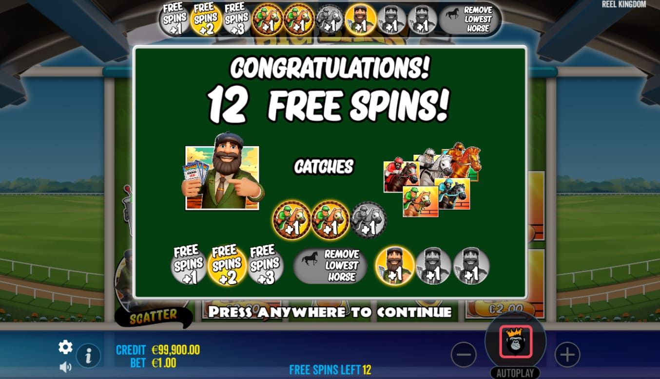 Big Bass Day at the Races - Free Spins Modifiers