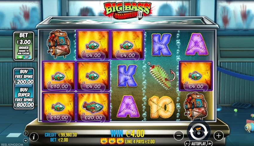 Big Bass Halloween 3 - Base Gameplay