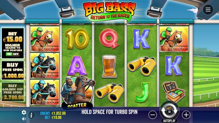 Play Free Demo - Big Bass Return to the Races Slot