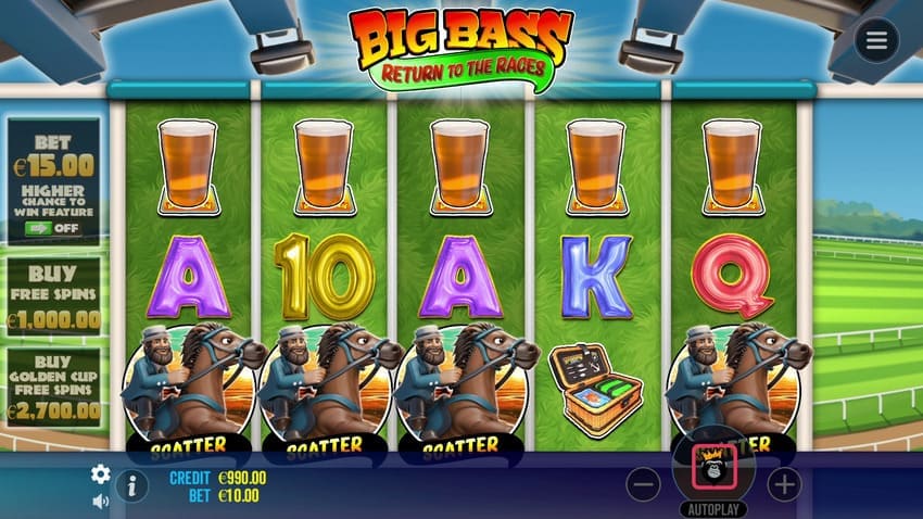 Scatter Symbols - Big Bass Return to the Races Slot