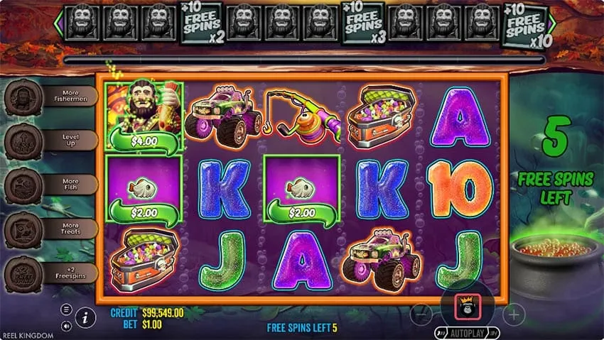 Big Bass Splash Halloween 1000 Slot Free Spins Bonus Round