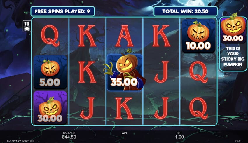 Big Scary Fortune - Free Spins