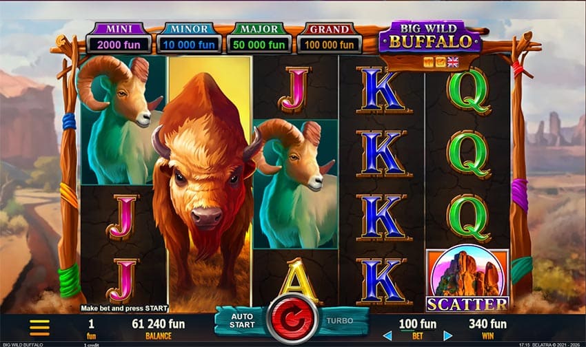 Big Wild Buffalo - Win Combination