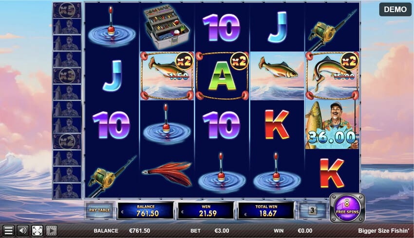 Bigger Size Fishin' - Free Spins