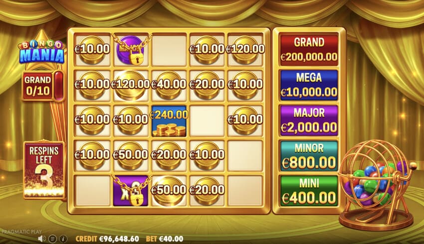 Bingo Mania - Bingo Bonus Game