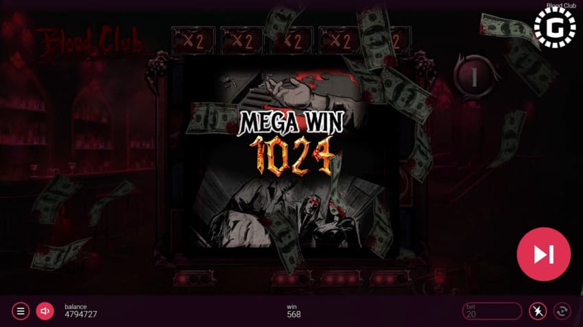 Blood Club - Big Win