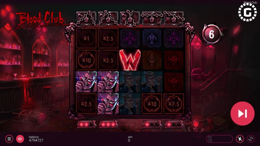 Blood Club - Free Spins
