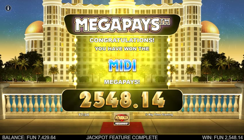 Midi Megapays Win - Bonanza Megapays