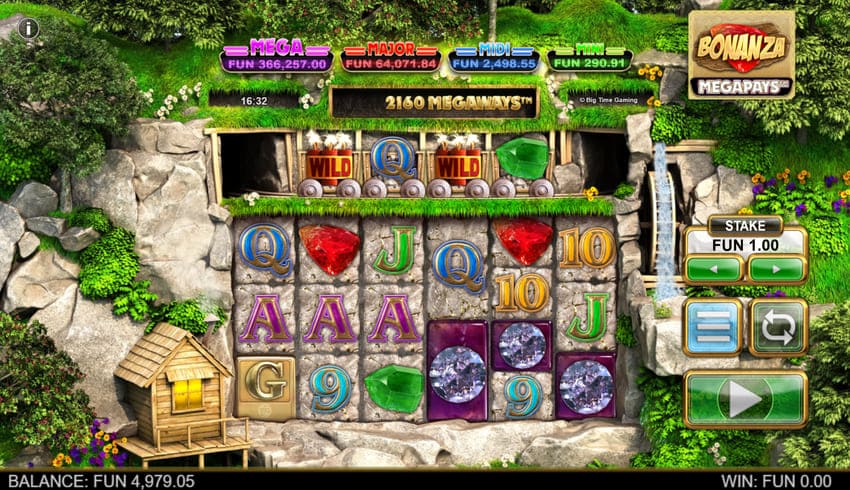 Wild Symbols Win - Bonanza Megapays