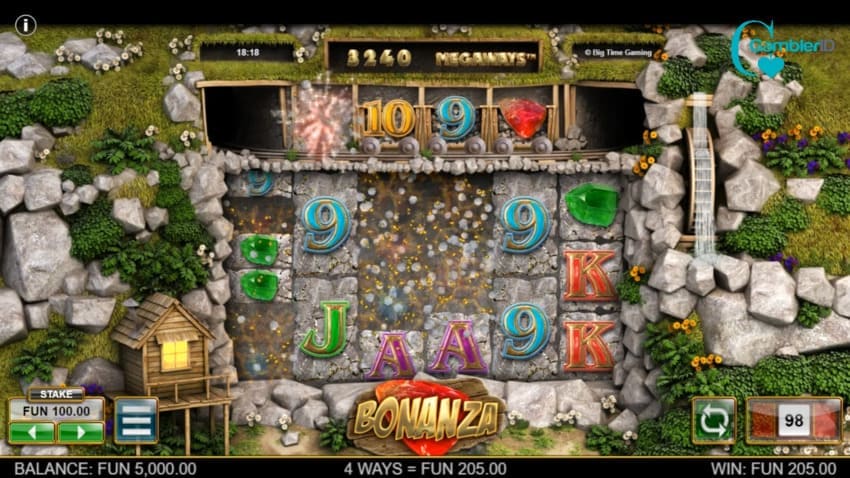 Reaction Feature  - Bonanza Megaways Slot