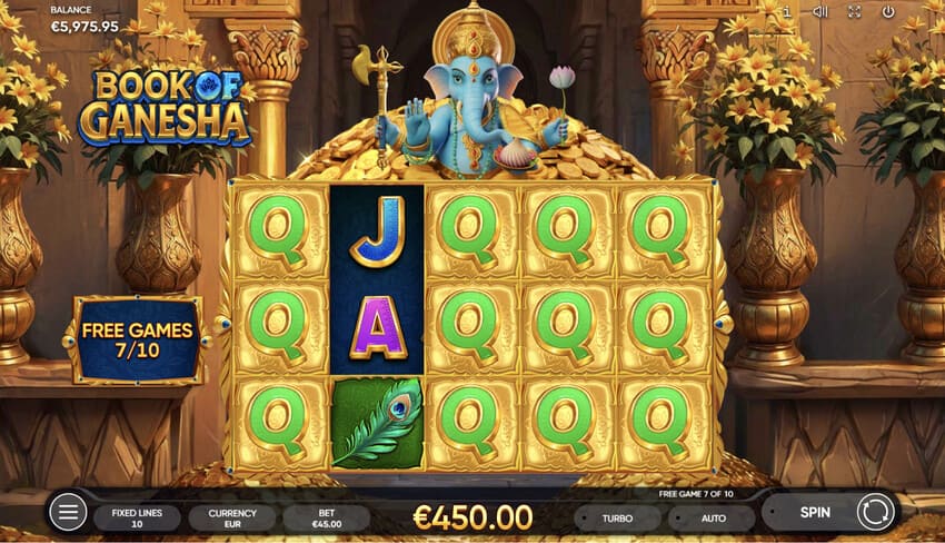 Book of Ganesha - Free Spins