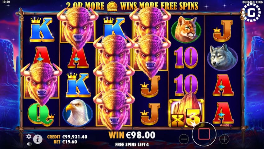 Buffalo King - Free Spins