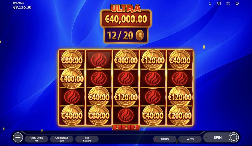 Burning Coins 40 - Hot Hold Collector