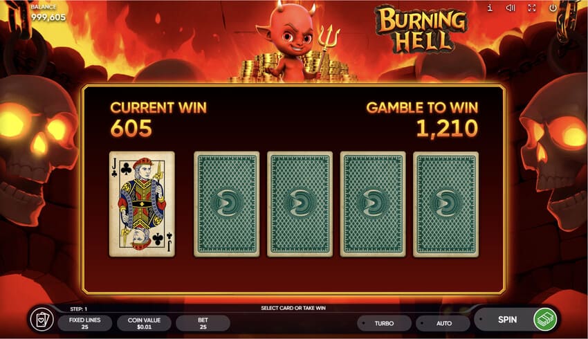 Burning Hell - Gamble Game