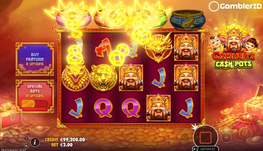 Scatters (Phoenix, Dragon, Tiger) Trigger the Free Spins Feature