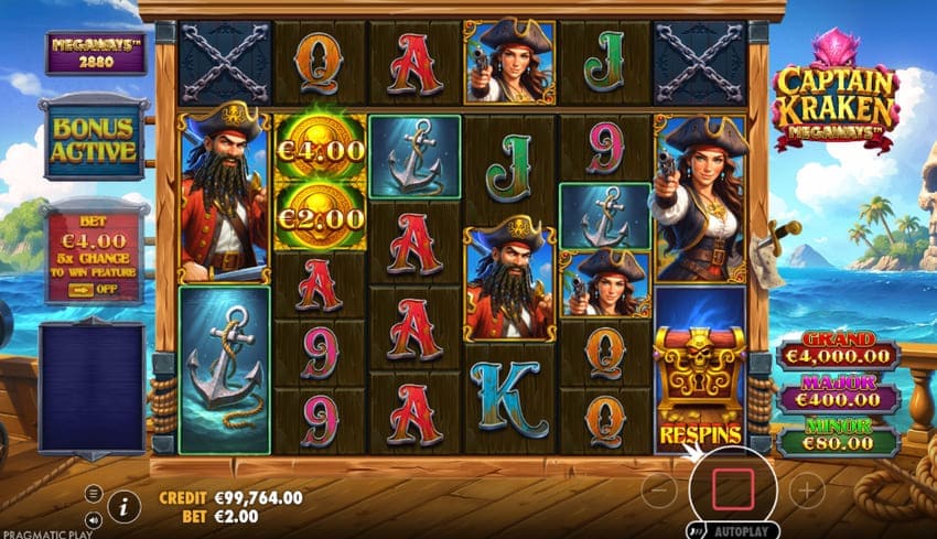 Respins Symbol - Trigger Bonus Feature