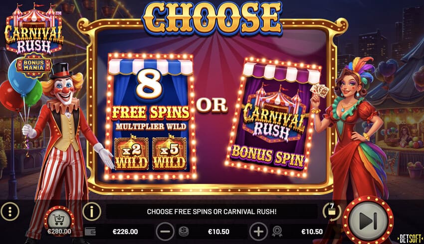 Carnival Rush - Pick Feature