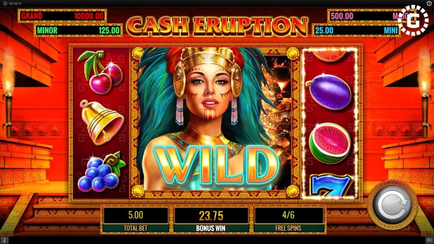 Cash Eruption - Free Spins