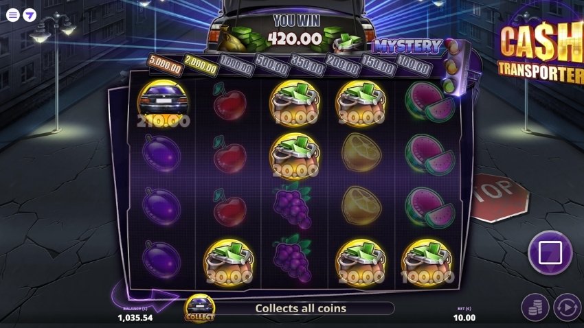Cash Transporter - Coin Collect Feature