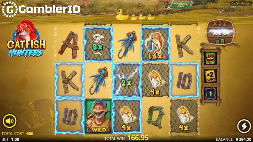 A screenshot of the Supercharged Spins bonus round