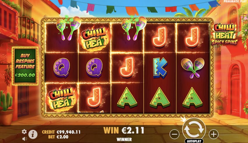 Chilli Heat Spicy Spins - Wild