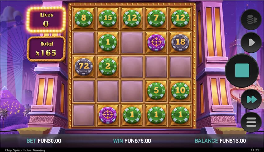 Chip Spin - Bonus Game