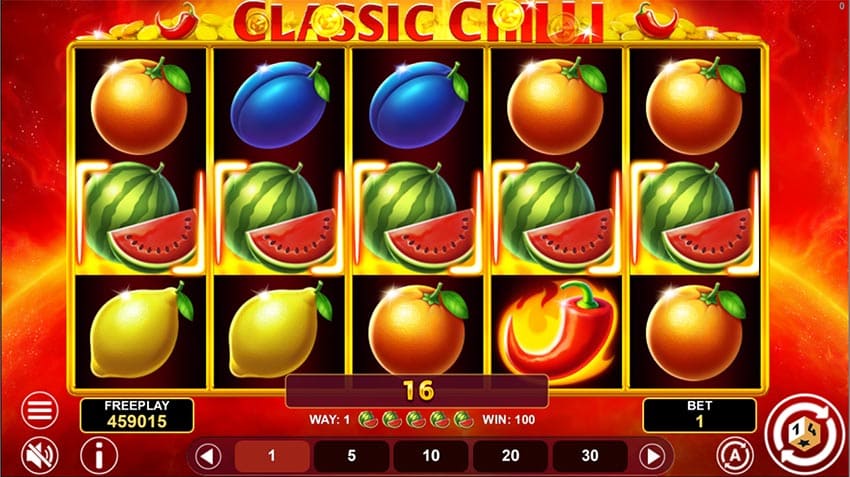 Classic Chilli Slot - Base Game