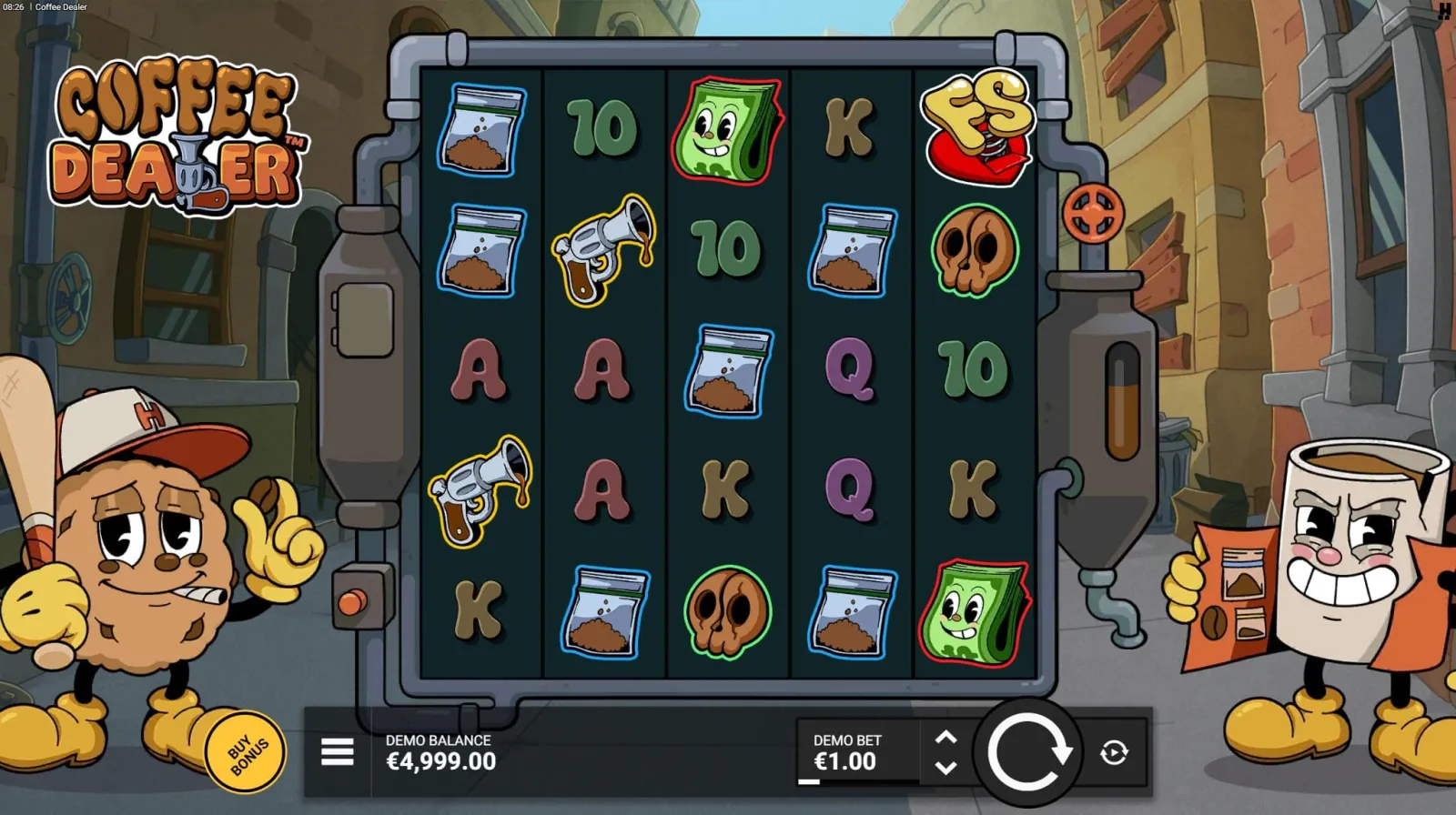 Coffee Dealer Slot - Base Game
