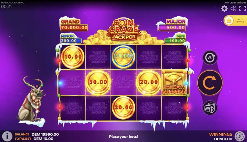 Coin Craze Jackpot - Base Game