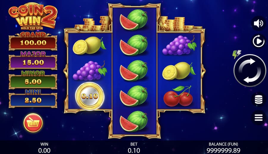 Coin Win 2: Hold the Spin - Base Game