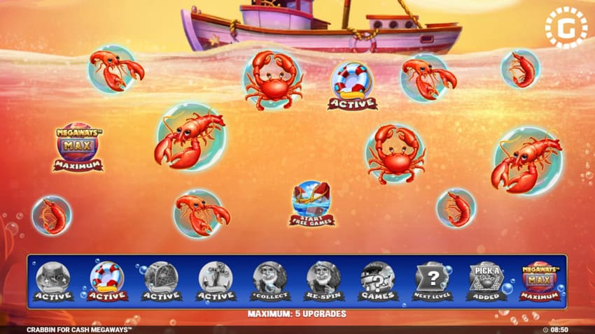 Crabbin’ For Cash Megaways - Pick a Crustacean
