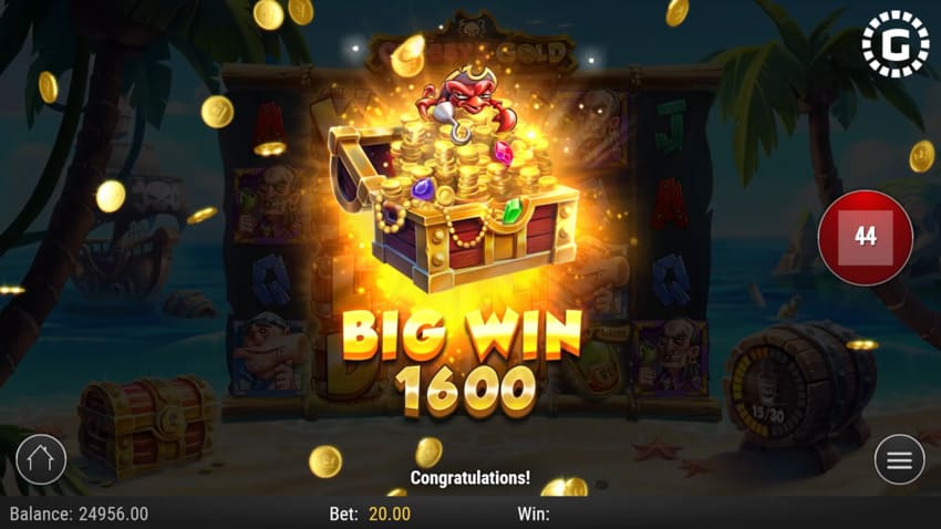 Crabby's Gold - Big Win