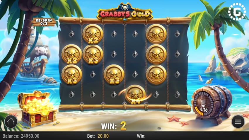 Crabby's Gold - Hold'n Spin